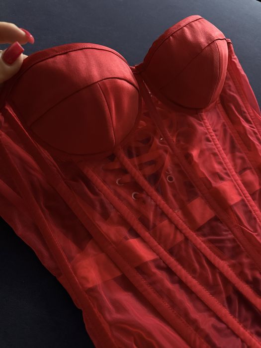 Корсет червоний 75Б