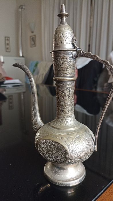 Bule indiano em Prata decorativo