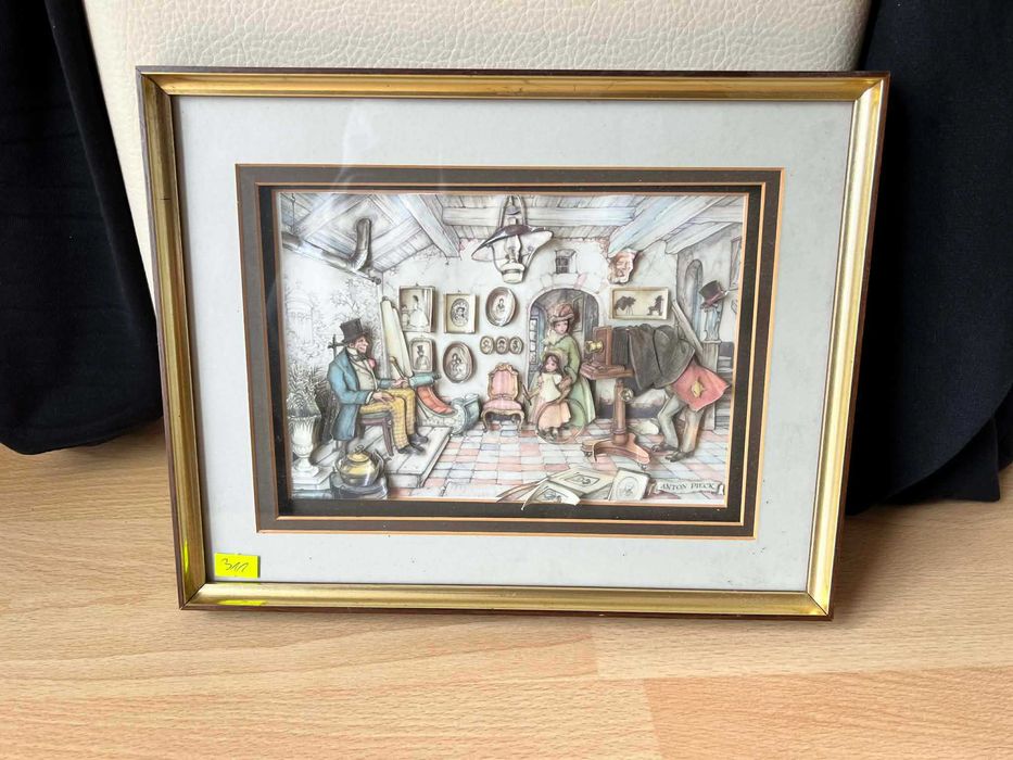 Obraz 3D Anton Pieck Studio Fotograficzne Vintage Shadowbox