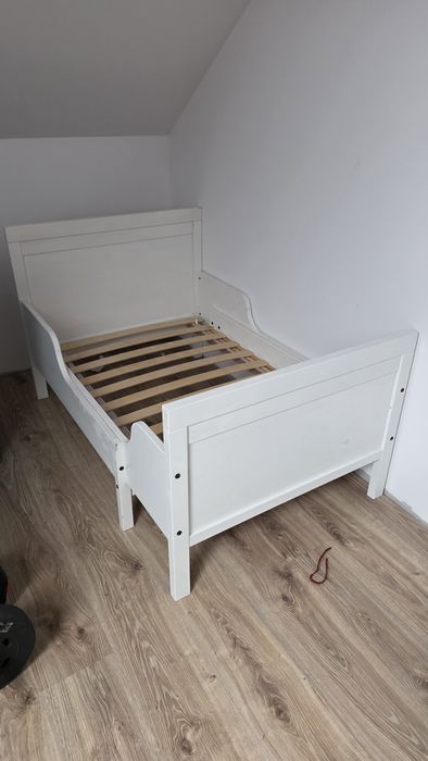 Łóżko SUNDVIK rozsuwane rosnące z dzieckiem używane 80x200 cm