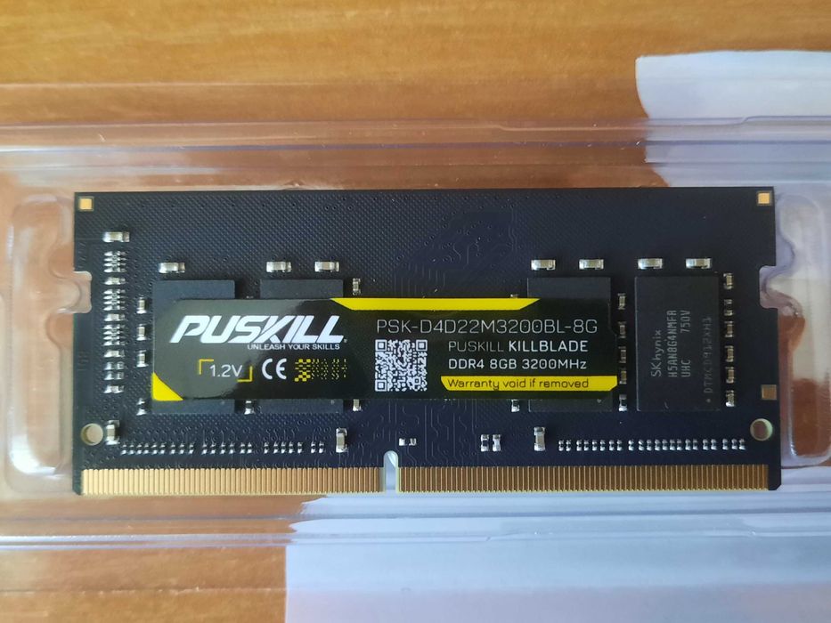 DDR4 8GB 3200MHz SODIMM Puskill Нова протестована оперативна пам'ять для ноутбуків