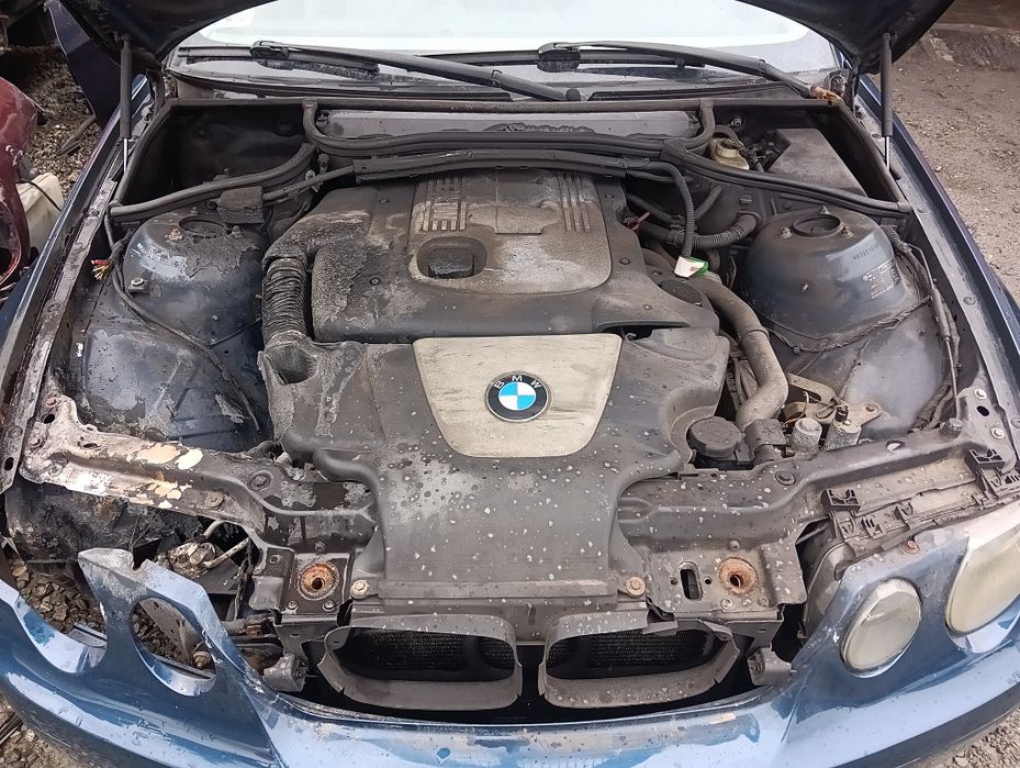 BMW E46 318d 318td SILNIK KOMPLETNY w aucie m47d20 204d4 turbo wtryski