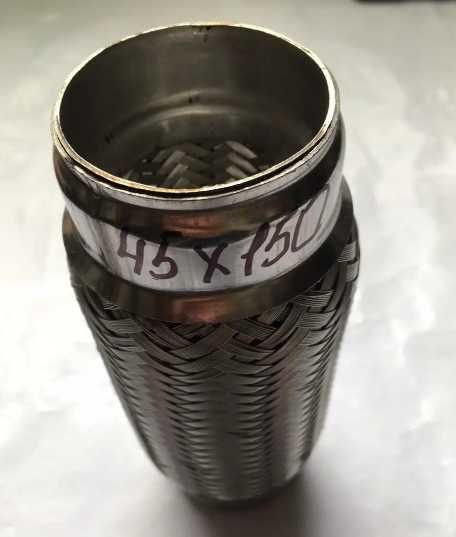 Гофра выхлопной системы Лацетти Чери  соединение гибкое выхлопной