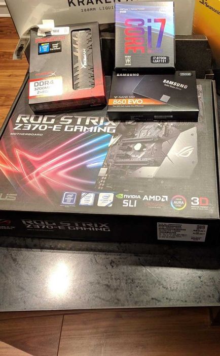 Gaming PC Intel 8700k 32gb DDR4 3200mhz ASUS ROG STRIX-E Z370 mobo