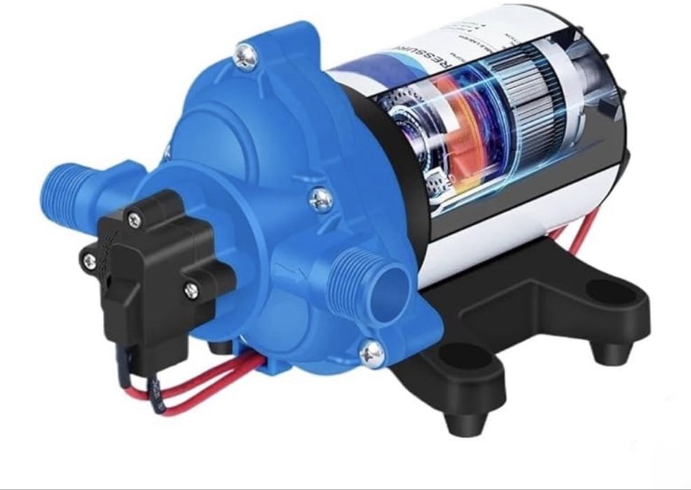 Pompa wodna, pompa membranowa 11 litrów, mała elektryczna 12/24V
