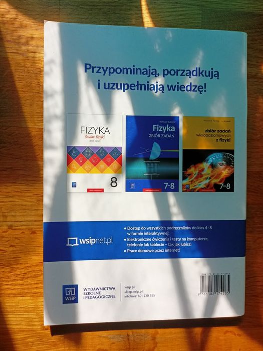 Zeszyt ćwiczen z fizyki do klasy 8 WSiP