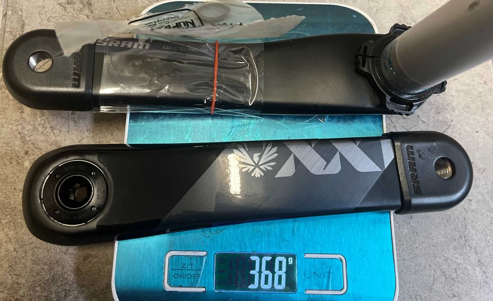 Ramiona korby SRAM XX1 Eagle AXS DUB 8-Bolt 175mm pomiar mocy naped