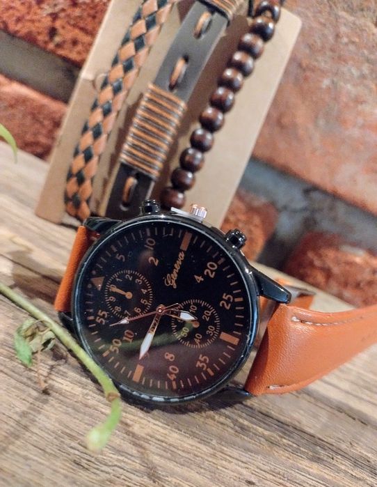 Zegarek + 3 bransoletki