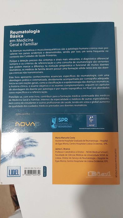 Reumatologia básica em Medicina Geral e Familiar, LIDEL