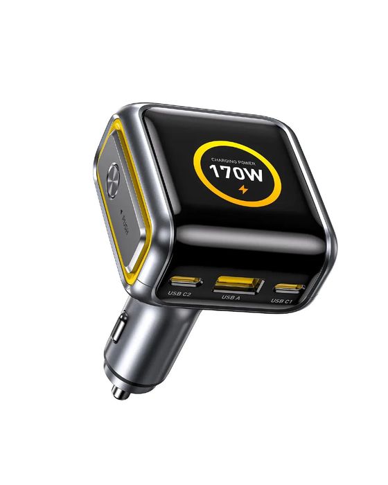 Автомобільний зарядний пристрій АОНІ 170Вт Інтелектуальний LED-дисплей