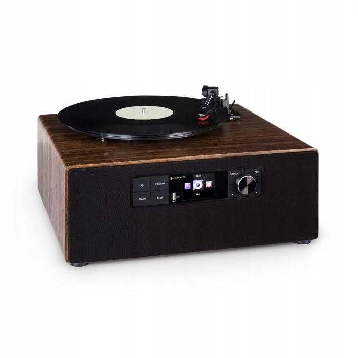 Gramofon Connect Vinyl Cube z radiem internetowym DAB BT