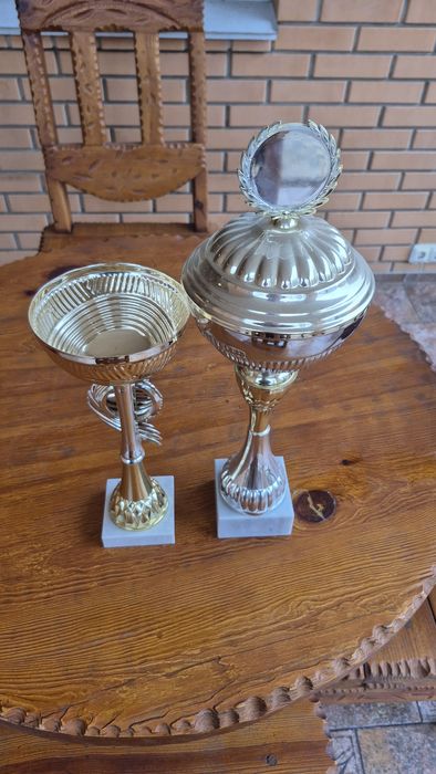 Кубки наградные, универсальные. Цена за 2 кубка.