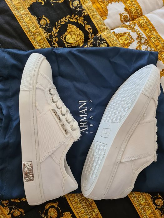 Sapatilhas Armani Novas Cor Branco