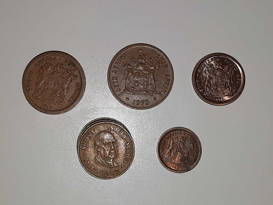 Lote de 33 Moedas - South Africa (1965/1995)