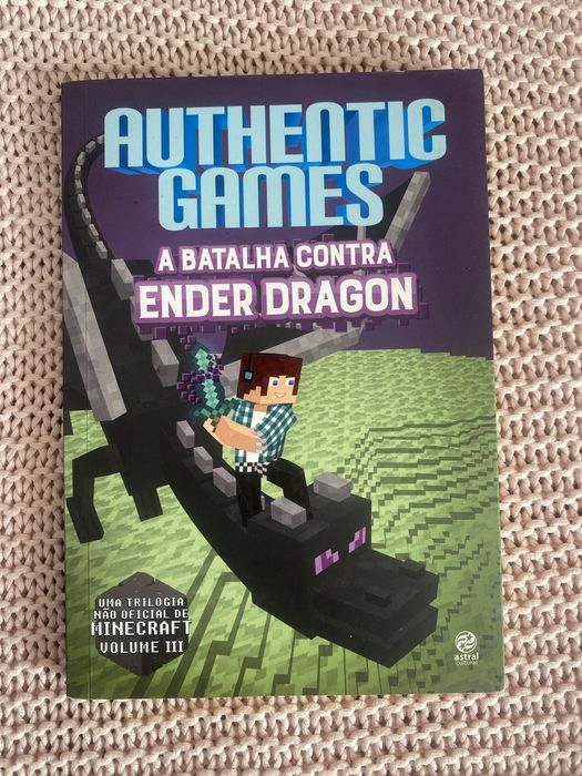 Livro “A batalha contra Ender Dragon” (Authentic Games)