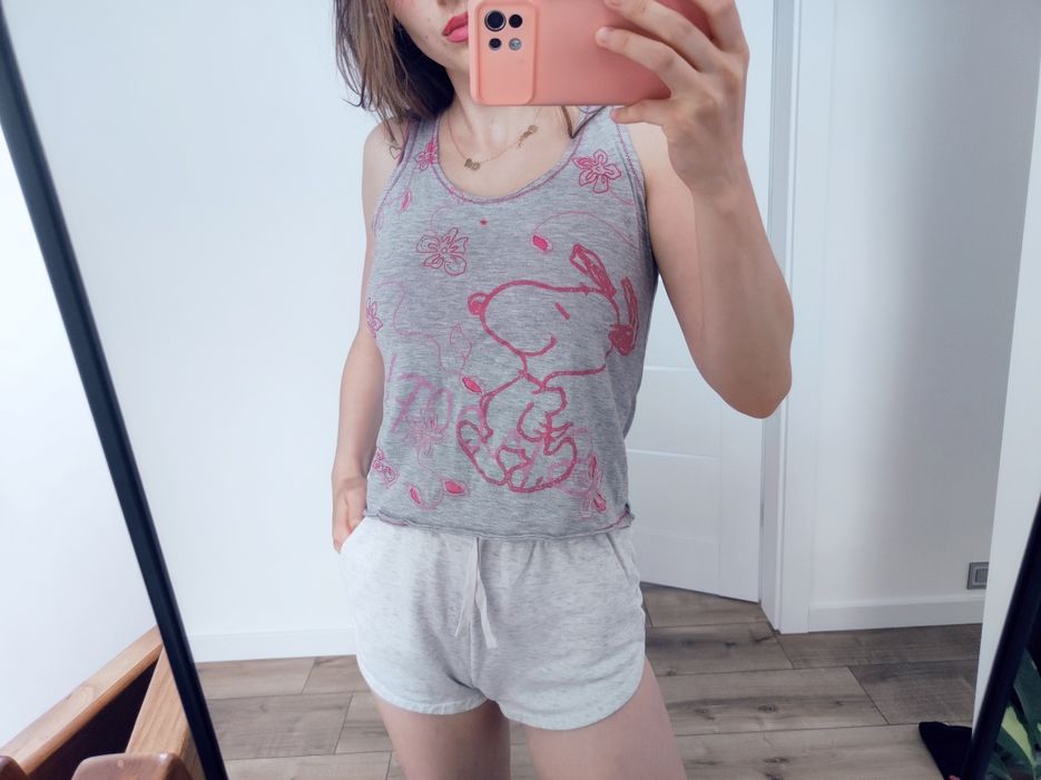 Bluzeczka top szara Disney