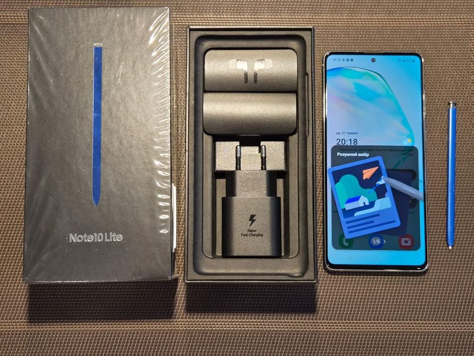Samsung Galaxy Note 10 Lite 6/128 Blue / S Pen / Повний комплект / NFC