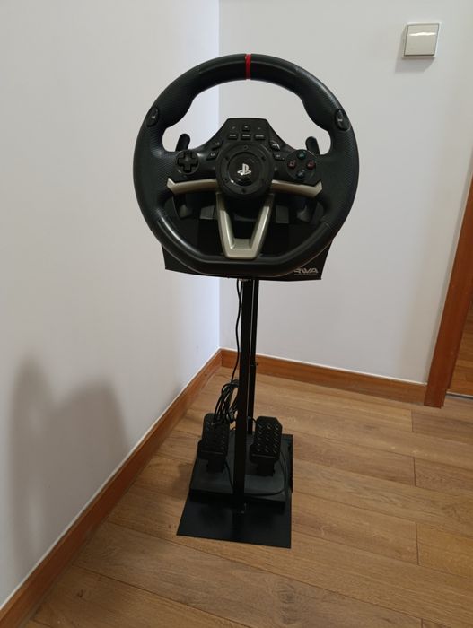 Volante gaming para PS4 com suporte