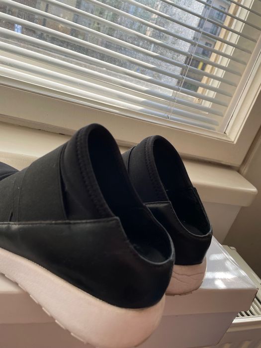 Кросівки Steve Madden оригінал з відкритою пʼятою чорні кеди