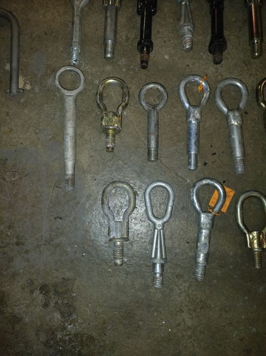 Ucho holownicze różne rodzaje 43szt