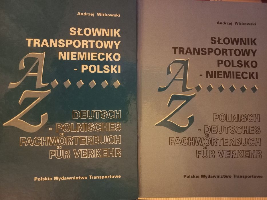 Słownik transportowy niemiecko-polski , polsko - niemiecki Witkowski