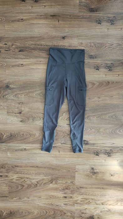 Spodnie trekkingowe legginsy wysoki stan