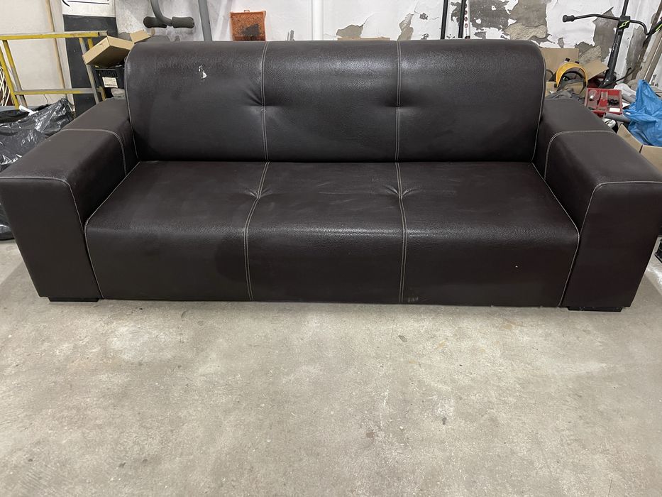 Sofá pele sintética