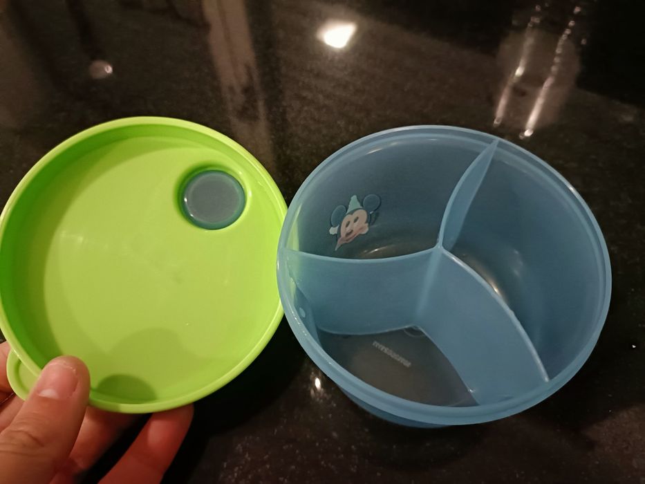 Dispensador de leite em pó Mickey para bebé