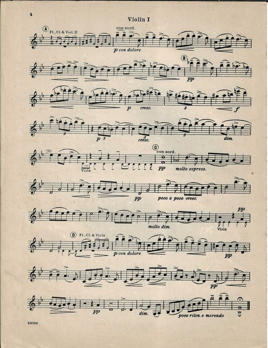 Partitura Antiga Clássica (1919) - Edvard Grieg / E. Napravnik