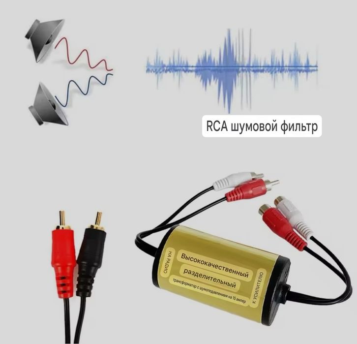 RCA аудіо фільтр шумів / ізолятор контуру заземлення

Антишумовий філь