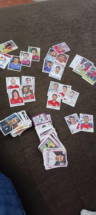 Cromos Panini Euro e Mundial