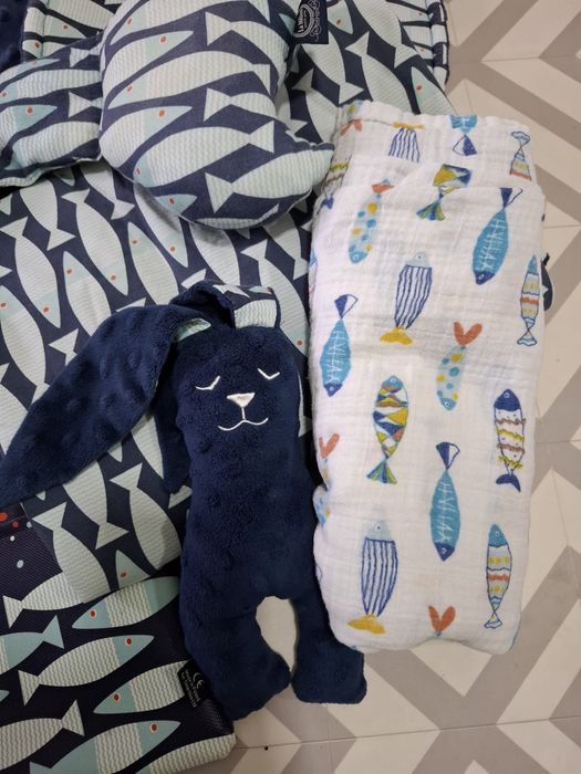 La Millou zestaw śledzik rybki z akcesoriamy organizer wkladla lrolik