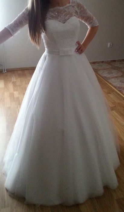 Suknia ślubna 34/36 Princessa rozkloszowana
