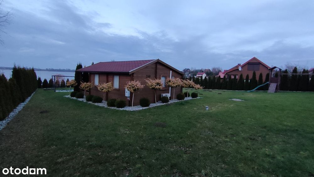 Dom letniskowy w 1 linii nad jeziorem Dzierzgoń woj. Pomorskie