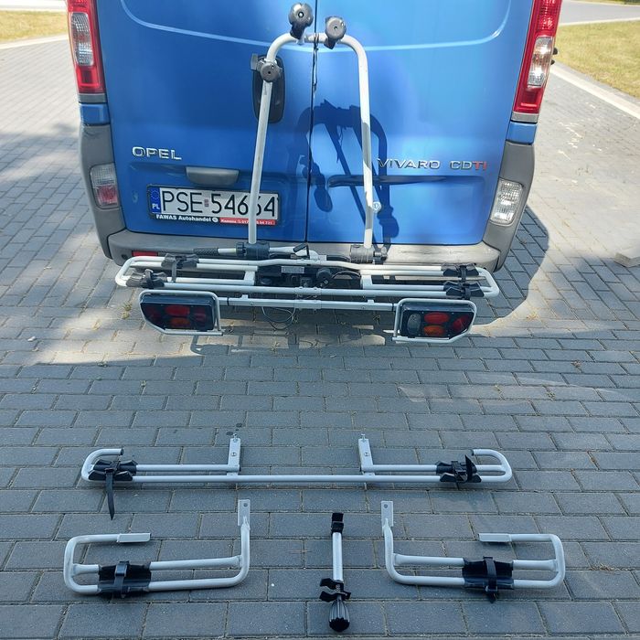 Bagaznik rowerowy Mft dostawka nie Thule na hak 2 3 4 rowery 80kg uchylny