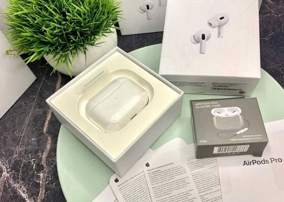 Навушники Airpods pro V2 1в1 без шумоподавлення +чохол