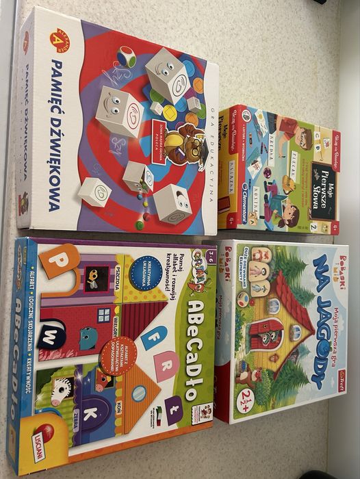 4 nowe gry Pamięć Dzwiękowa, Na Jagody, Moje pierwsze słowa, Abecadło