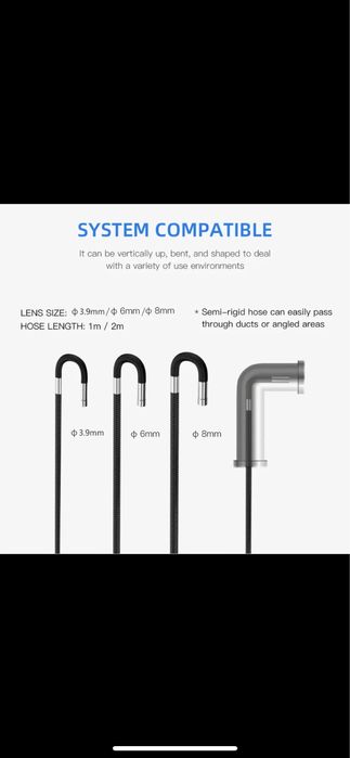 Камера ендоскоп бороскоп Laopi wd-3 3.9мм