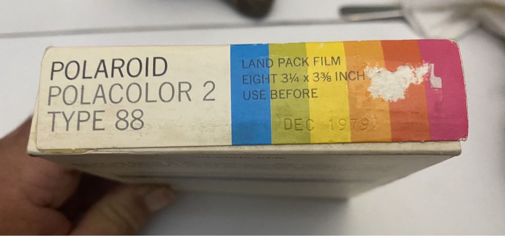 Filme expirado para Polaroid Polacolor 2