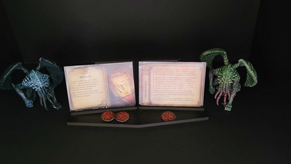 Podstawka na karty postępu talii - Księga | Horror w Arkham LCG