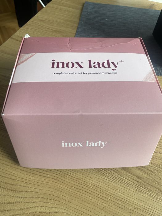 Maszynka do brwi permanentntch Glovcon Inox Lady, zasilacz Nemesis, akcesoria