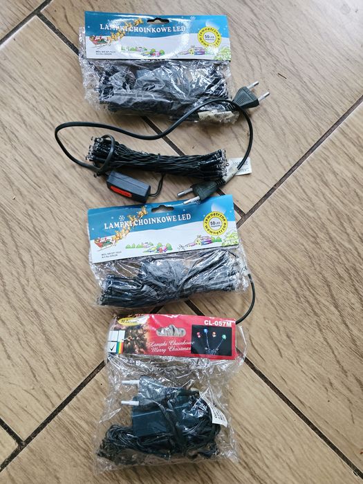 Lampki choinkowe led 50 szt ciepły biały multikolor