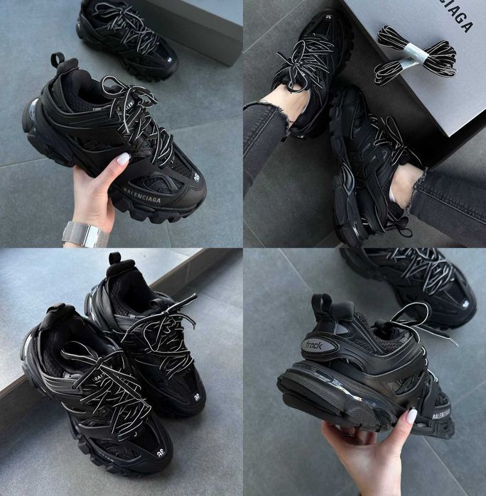 Кроссовки Balenciaga Track Black 36-45 Хит Весны! Наложка! Купить! Топ