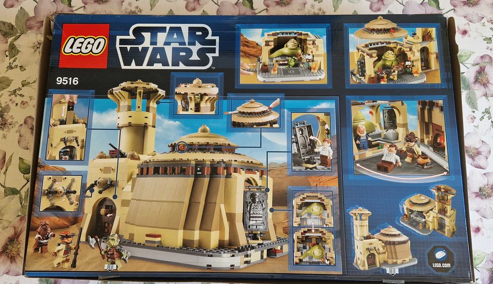 Puste pudełko po klockach LEGO Star Wars - 9515 Jabba's Palace