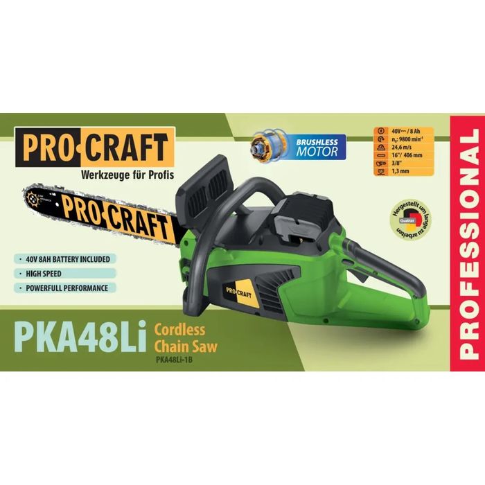 Новинка!!!Акумуляторна пилка Procraft PKA48Li (1АКБ та ЗП)