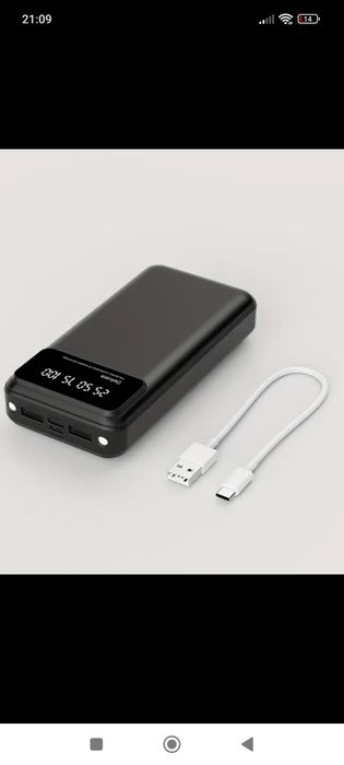 Pawer Bank  20000 мАч с фанариком