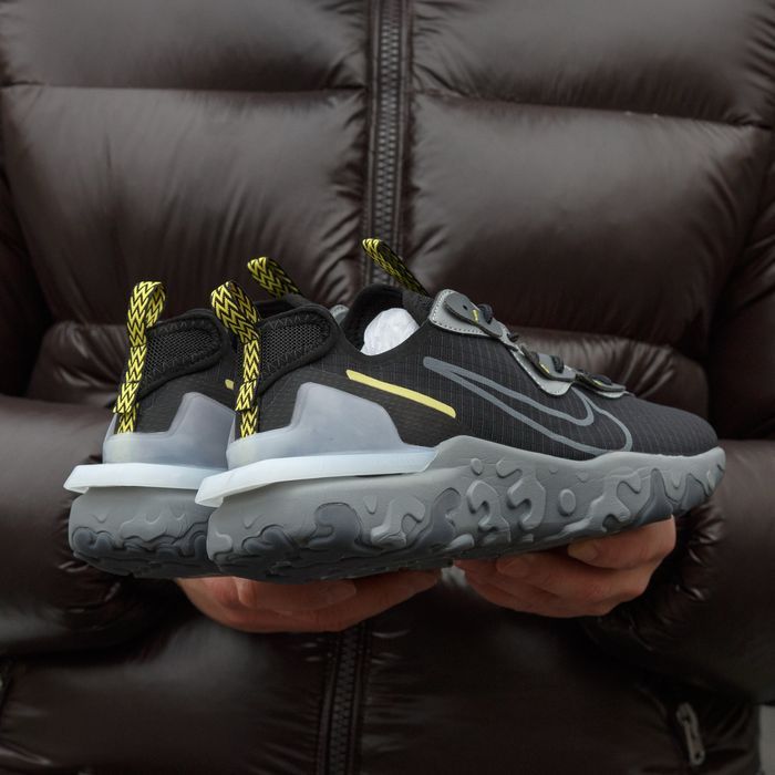 SALE! Nike React Vision Black Grey 40 41 42 43 44 45 найк реакт