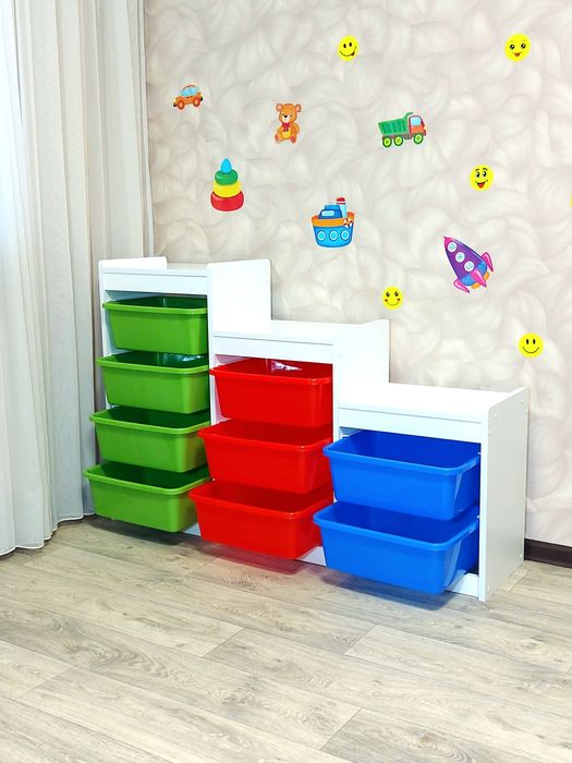 ‼️СТЕЛАЖ для іграшок ‼️органайзер Поличка Комод для іграшок дитячий