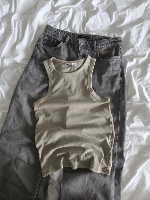 Трендові майки zara з потертостями