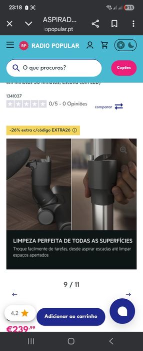 Aspirador Vertical AEG